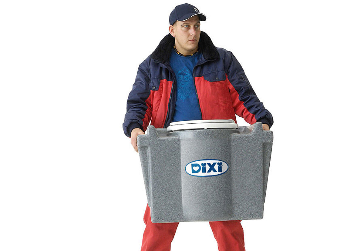DIXI Multitank Cabina Sanitaria Portatile 150L per Costruzioni