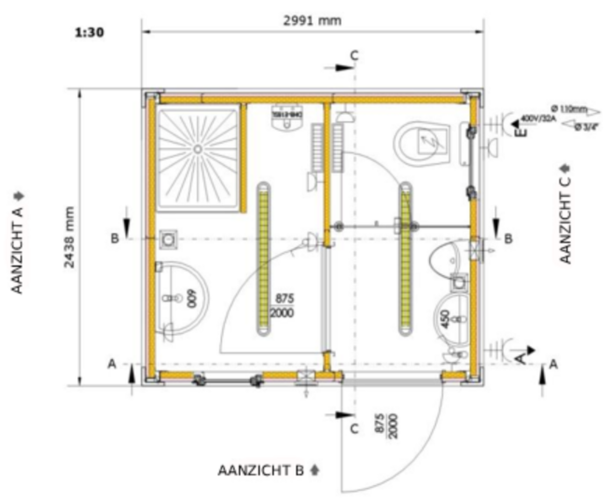 Contenitore Sanitario Basic Combi 10/20 ft – TOI TOI DIXI