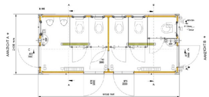 TOI TOI DIXI Basic WC D/H Contenitore Sanitario