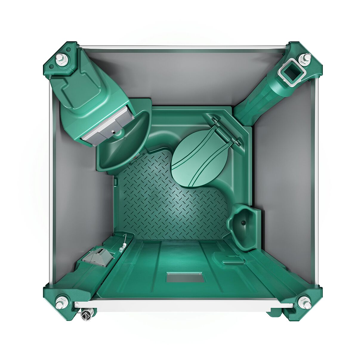 DIXI® GREEN Cabina Igienica Portatile 35L Eco-Friendly