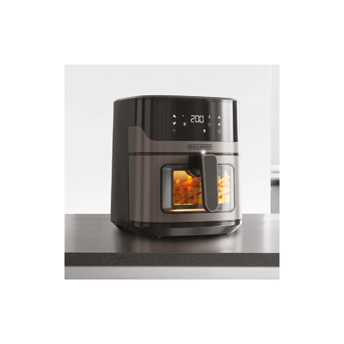 Black & Decker BXAF6500E Airfryer 6.5L sin Aceite Negro