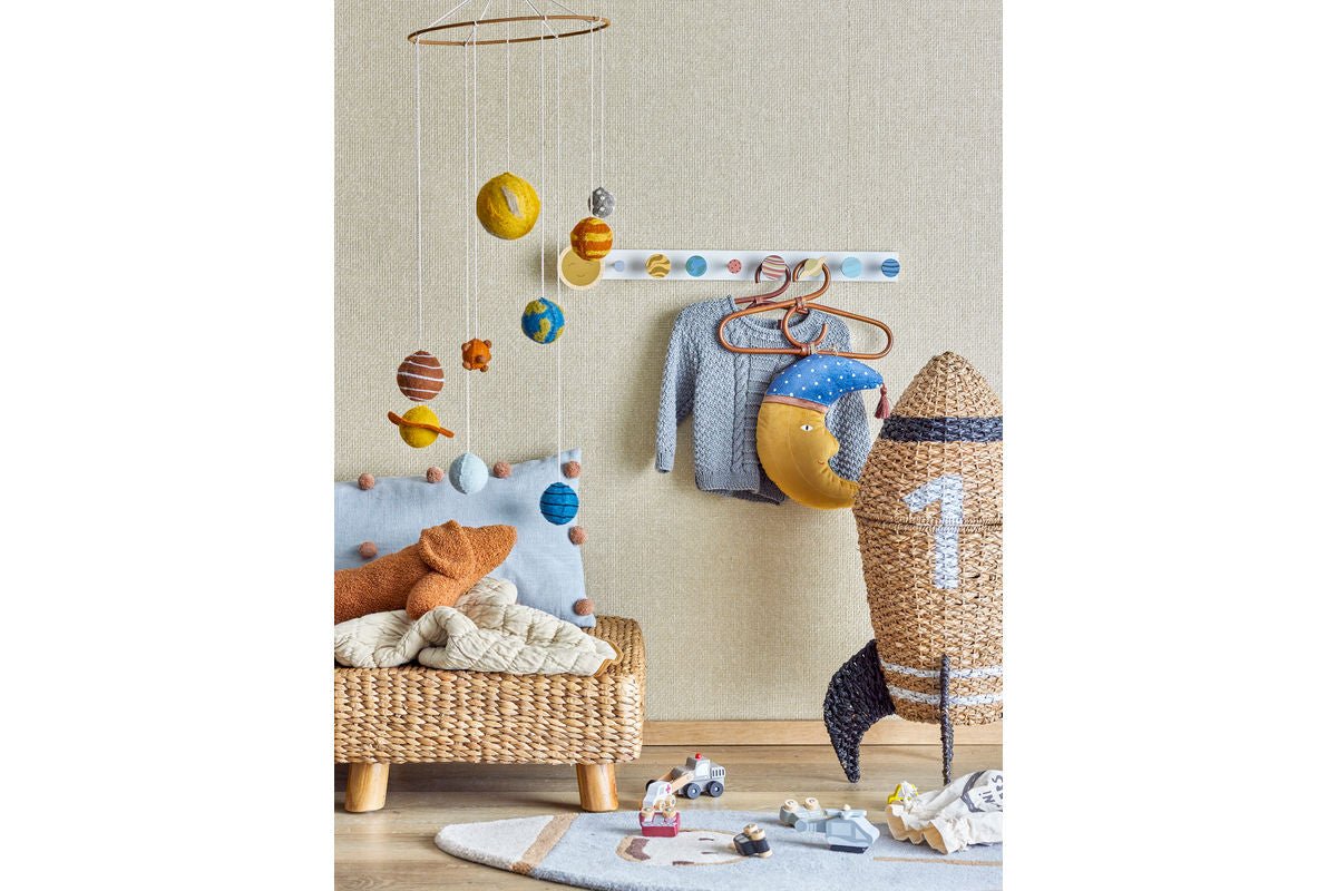 Luxusbetten24 Cosmi Kinder-Mobile Bunte Baumwolle Bunt