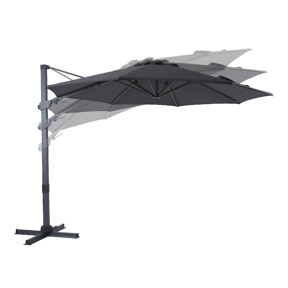 Axi House AXI Cyrus Premium Parasol Rectangular Gris Anthracite