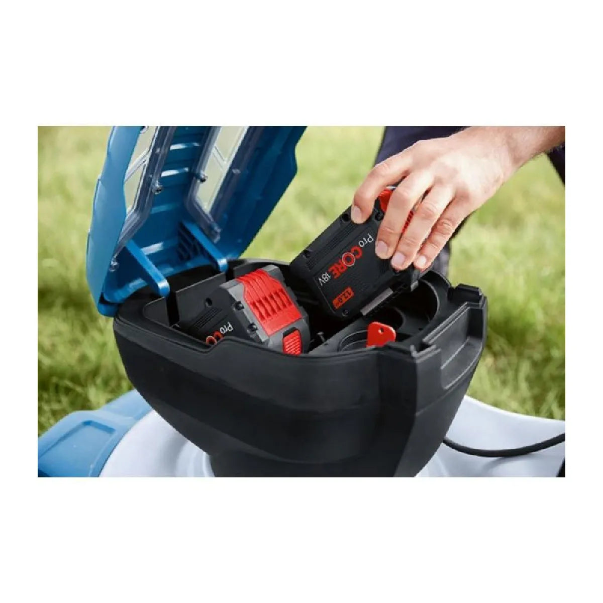 Bosch Cortacésped 18V Batería AMPShare Corte Centralizado 460 mm