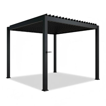 ByteLike Pergola De Lamas Orientables Negro 3x3 Metros