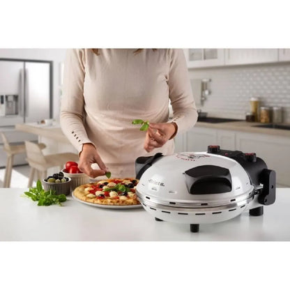 Ariete Horno de Pizza Eléctrico Piedra Refractaria Blanco