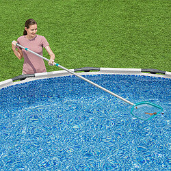 Bestway Recogedor de Hojas para Piscina Manual 40x34 cm Azul
