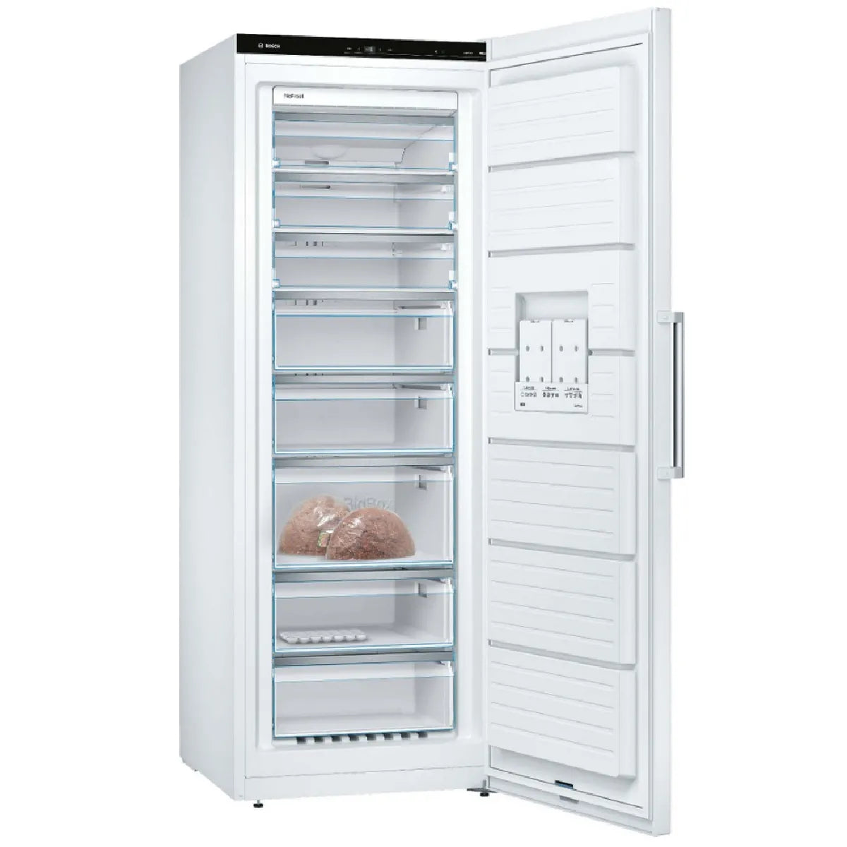 Bosch GSN58AWEV Congelador NoFrost Digital VarioZone 365L Blanco