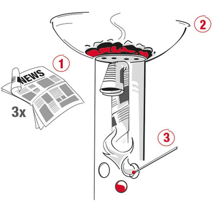 Barbecook Loewy Negro Barbacoa de Carbón 43 cm Para 6 Personas