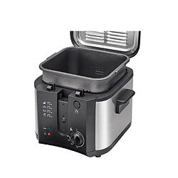 Brandt FRI30X Freidora Eléctrica Compacta 2,5L Negro/Inox