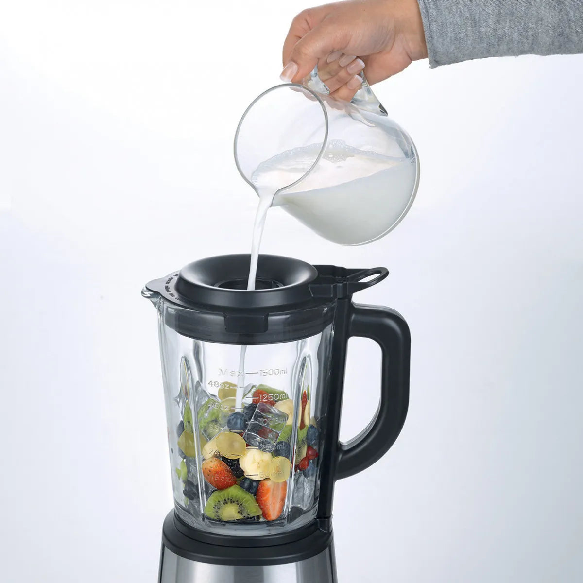 Ariete 0579/00 Blender de Mesa 1200W 1,5L Vidrio Gris