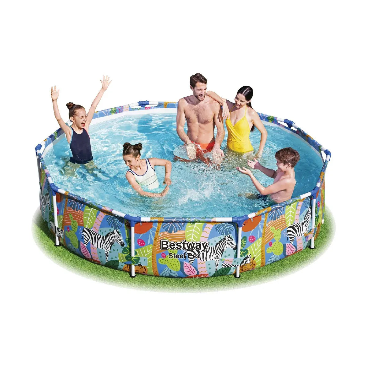 Bestway Jungle Piscina Tubular Tritech Azul 305 cm X 66 cm Jardín
