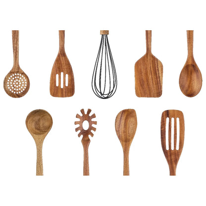 Set d'Ustensiles de Cuisine Bois SKOV Bjorn 12 Pièces MKR00014547170
