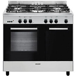 Casselin Cocina de Gas Acero Inoxidable 6 Quemadores