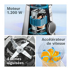 Bosch VitaPower MMB614GO Blender Negro 1200W 2L
