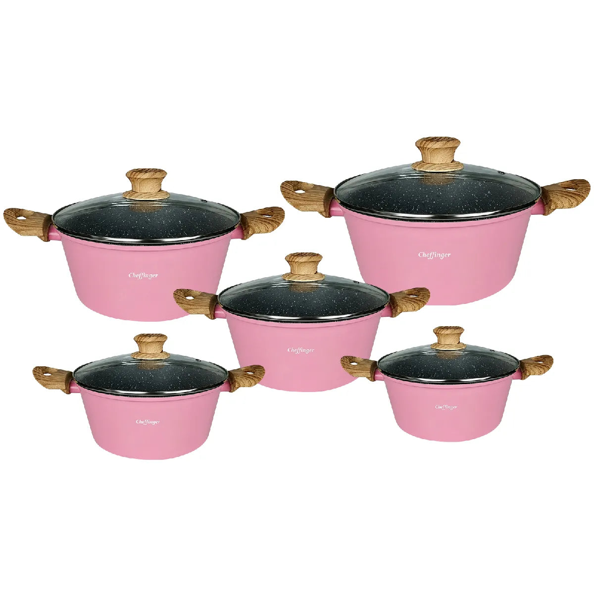 Batterie Marmites Aluminium Cheffinger Rose MKR00014892250