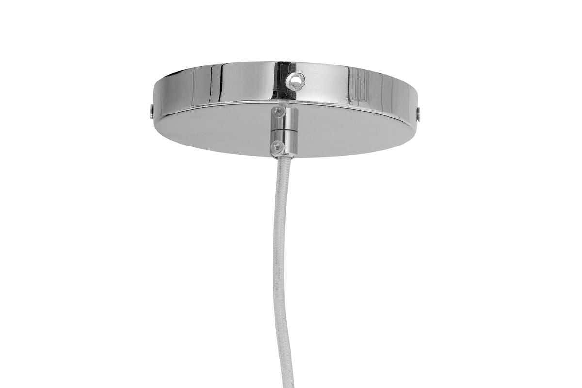 Luxusbetten24 Tavana Pendelleuchte Weißer Polyester‑Schirm Modernes Design für Wohnbereich