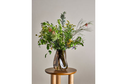 Luxusbetten24 Nirvana Vase – Braune Dekorationsvase aus Glas