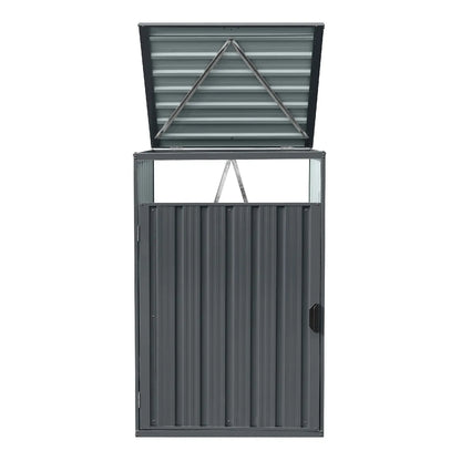 Axi House Cacho de Basura Metal 0,8x0,8x1,22 m