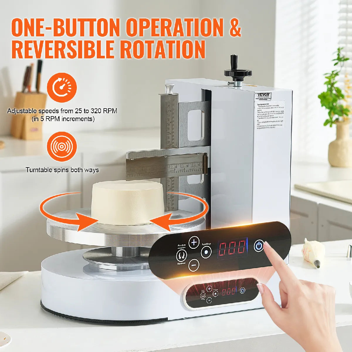 Machine à Glacer les Gâteaux VEVOR Blanc HBLSMMJ-0412 MKR00016192676