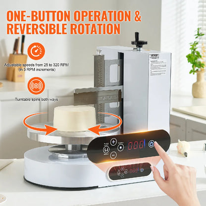 Machine à Glacer les Gâteaux VEVOR Blanc HBLSMMJ-0412 MKR00016192676