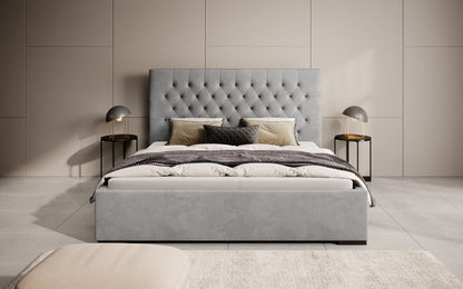 Designer Polsterbett Chester mit Stauraum, Modernes Design