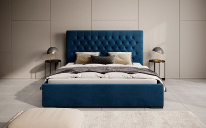 Designer Polsterbett Chester mit Stauraum, Modernes Design