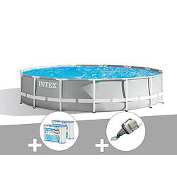 Intex Metal Frame Piscina Tubular Redonda 3,66 x 0,76 m
