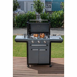 SOMAGIC Lanzarote Barbacoa de Carbón 40 cm con Parrilla Cromada
