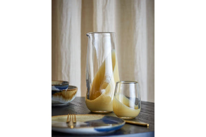 Trinkgläser Kati Klar Glas mit Goldenem Farbverlauf 4er‑Set