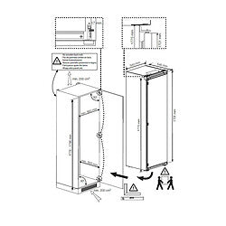 Beko BFNA247E40SN Congelador Integrable No Frost 220 L
