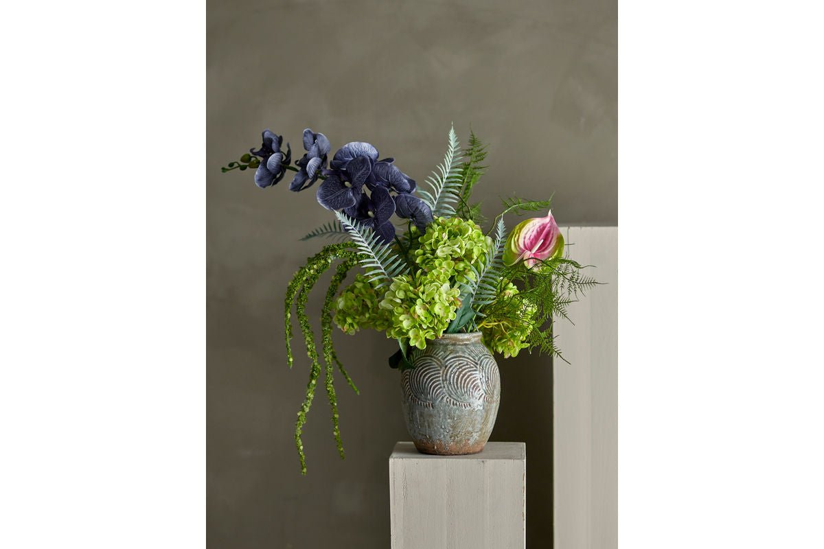 Vase Lunara Terrakotta Grün