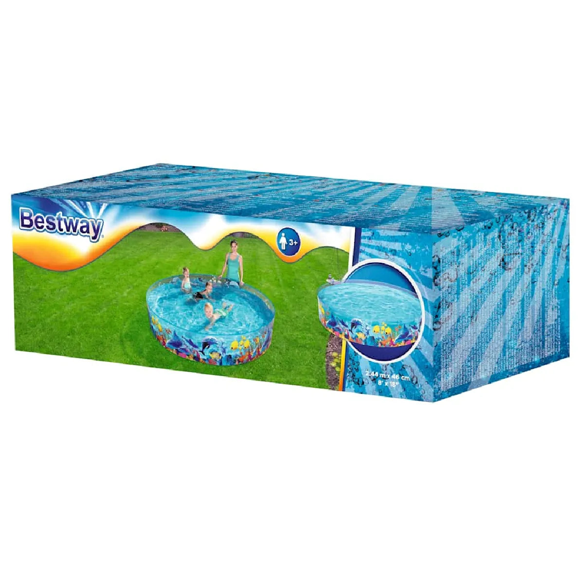 Bestway Fill N' Fun Odyssey Piscina Infantil 244 cm 2074 L