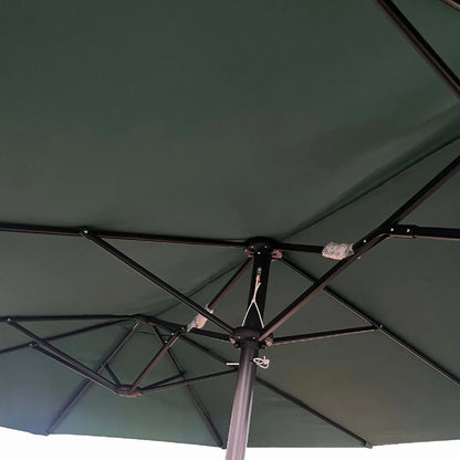 Akord Parasol Rectangular Verde Oscuro 270x460 cm