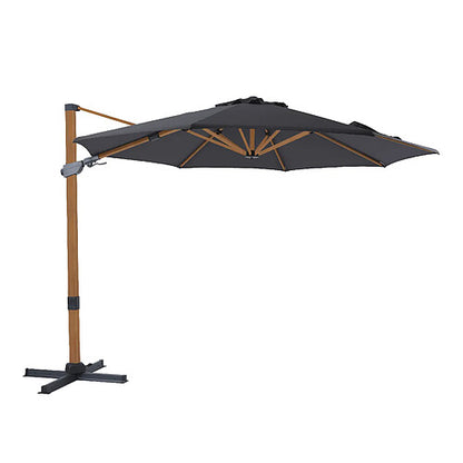 Axi House Cyrus Parasol Rectangular Aluminio Duradero 300 cm Marrón/Gris