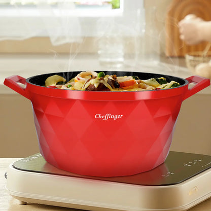 Marmite Aluminium 28cm Cheffinger Rouge MKR00011346603