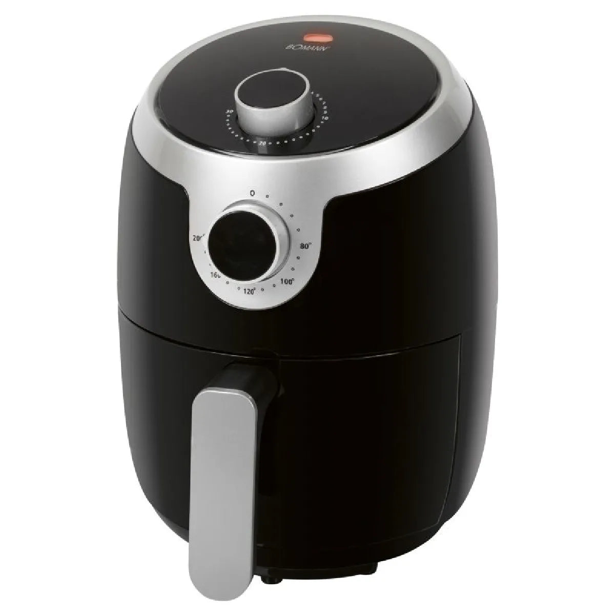 Bomann FR6050HCB Freidora de Aire Baja Emisión Humo 1.8L Negra
