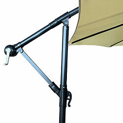 Akord Parasol de Jardín Desplazado Beige