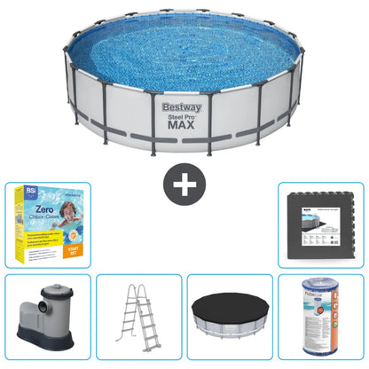 Piscine Tubulaire Ronde Bestway Steel Pro MAX MKR00011655898