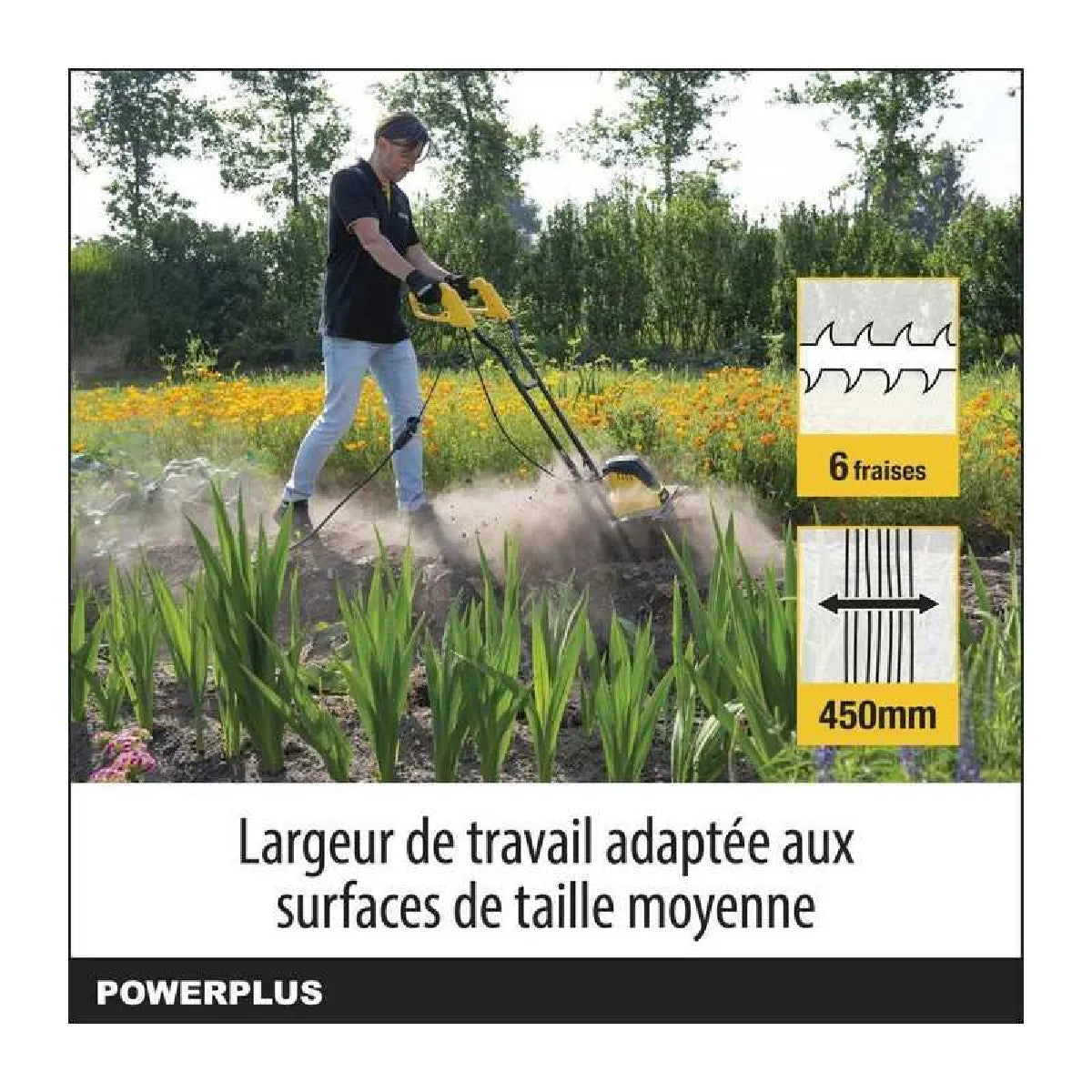Motobineuse Électrique POWERPLUS POWXG72010 MKR00006434760