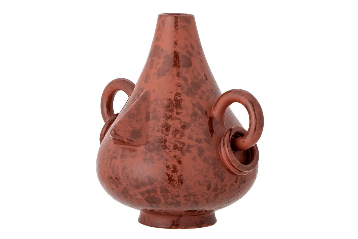 Luxusbetten24 Tahan Handgefertigte Steingut Vase Design Wohnzimmer Dekorativ