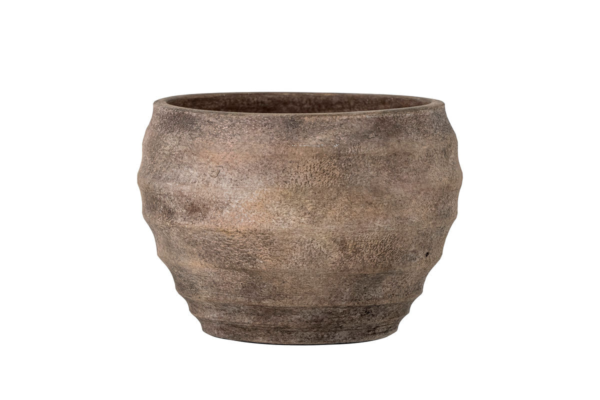 Deko-Blumentopf Valnera – Rustikales Terrakotta-Design in Braun