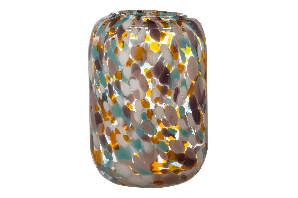 Luxusbetten24 Virela Vase Buntes Glas Bunt