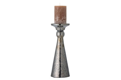 Luxusbetten24 Noam Kerzenhalter Schwarze Keramik Metall-Optik