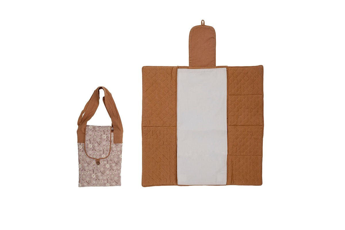 Ocean Wickelauflage, Wasserabweisend, mit Taschen, Braun, für Babys