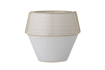 Blumentopf Glaze – Aus Weißem Steingut