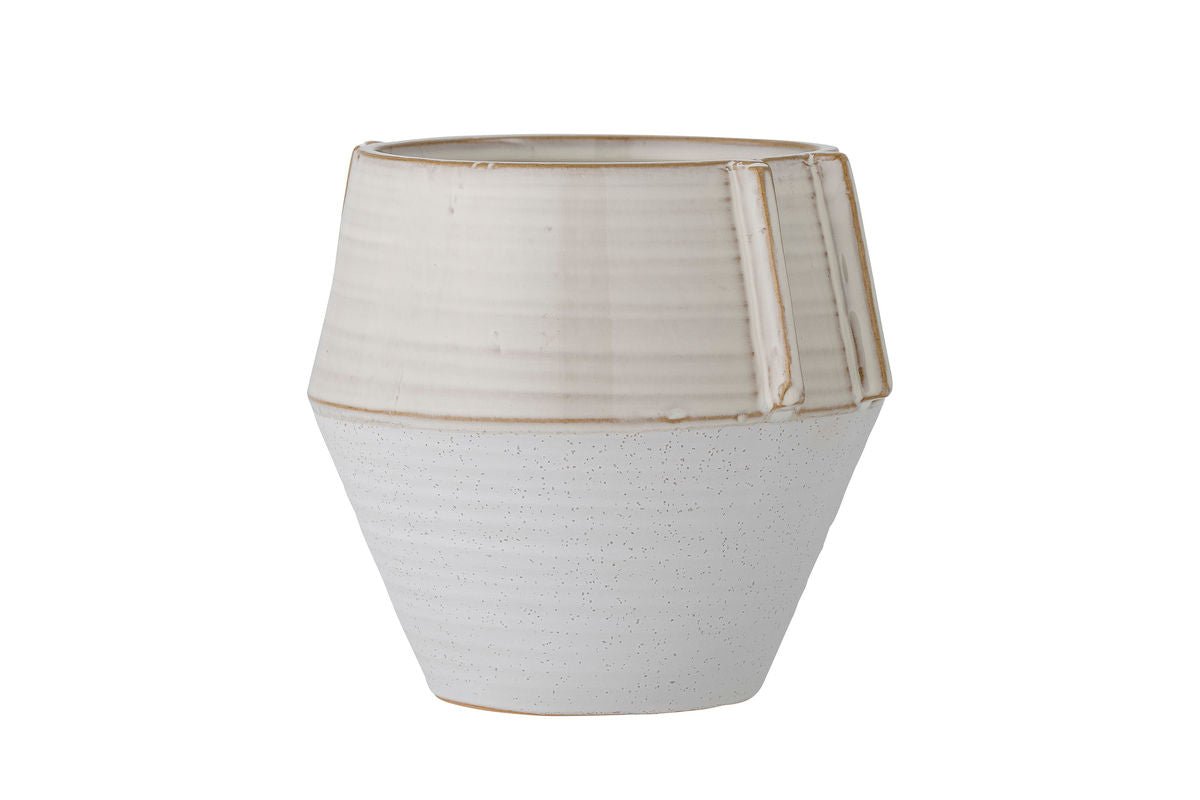 Blumentopf Glaze – Aus Weißem Steingut