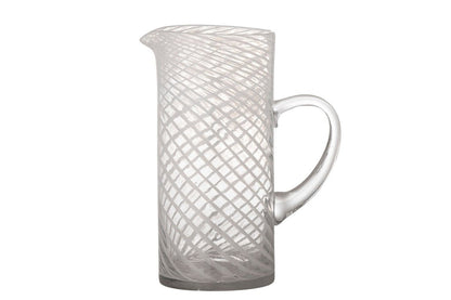 Krug Aino Mundgeblasenes Glas Weiß