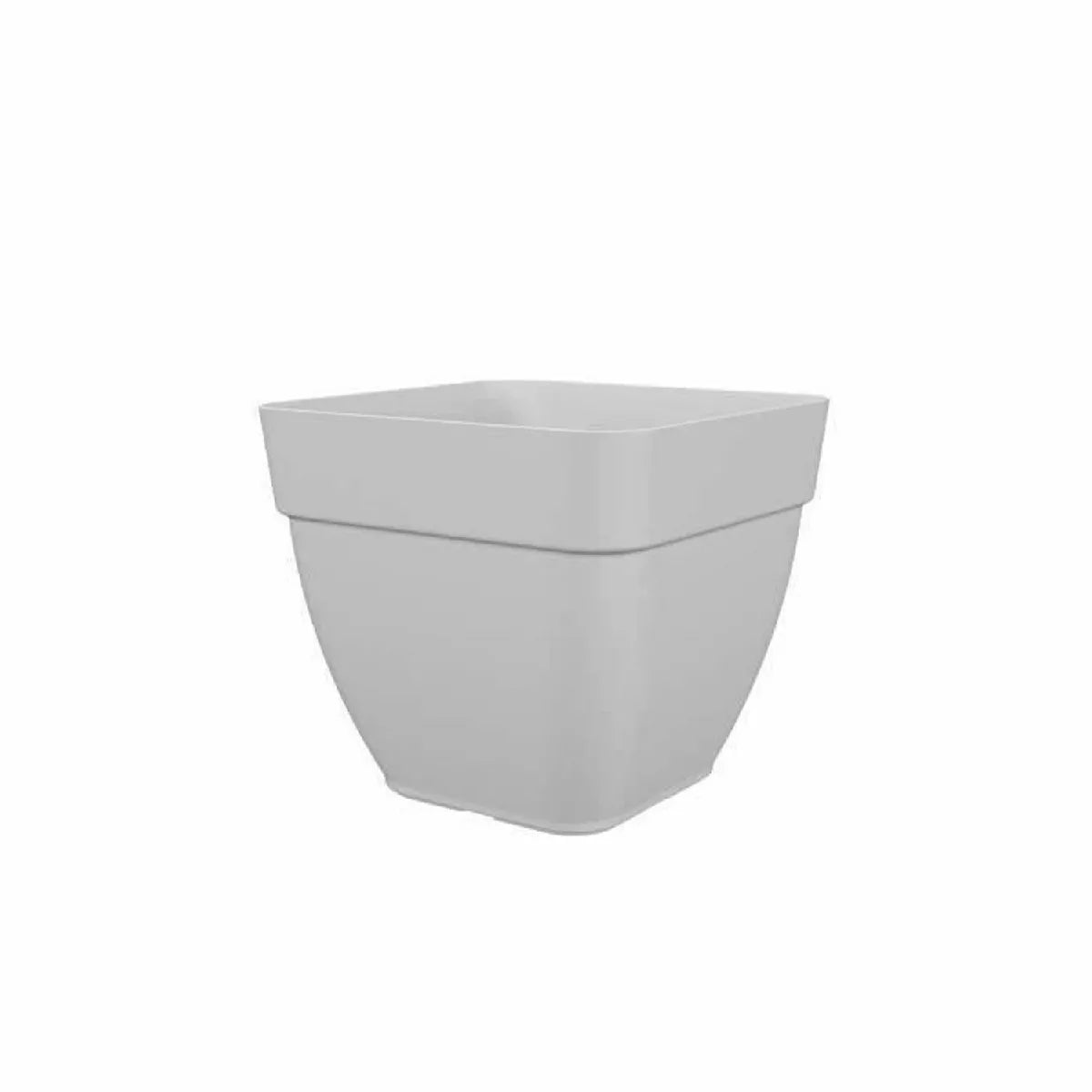 Artevasi Maceta Cuadrada Plástica 37 cm Blanca