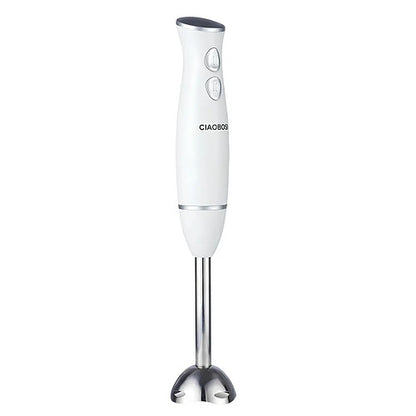 Avizar Batidora Inmersión Multifunción 300W Pie Acero Inoxidable Blanco